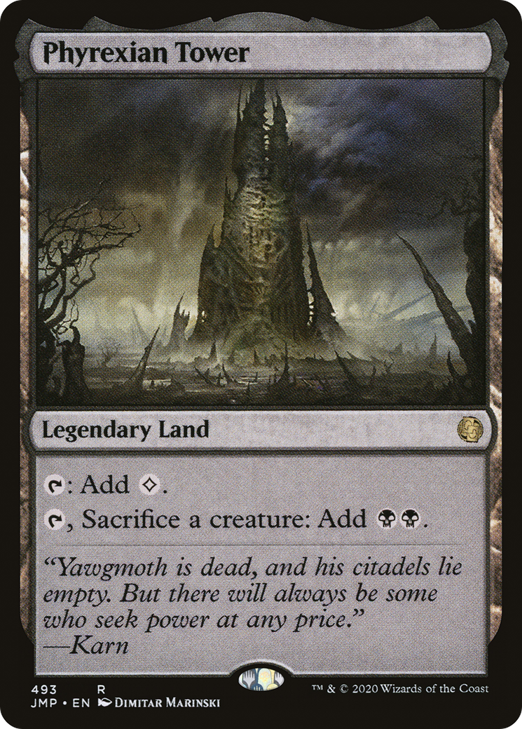 Phyrexian Tower (JMP-493) - Jumpstart - Premium MTG Single from Wizards of the Coast - Just $4.22! Shop now at Game Crave Tournament Store