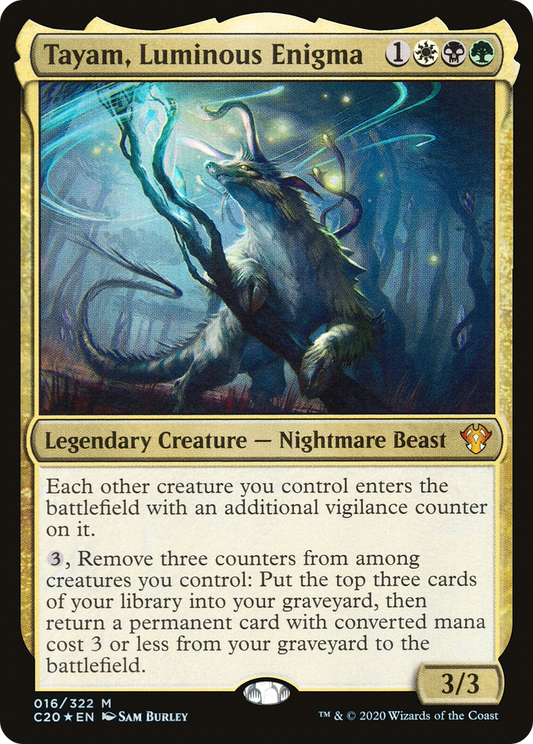 Tayam, Luminous Enigma (C20-016) - Commander 2020 Foil - Premium MTG Single from Wizards of the Coast - Just $0.41! Shop now at Game Crave Tournament Store