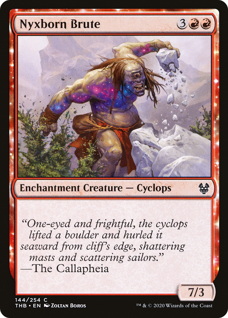 Nyxborn Brute (THB-144) - Theros Beyond Death: (nyxtouched) - Premium MTG Single from Wizards of the Coast - Just $0.08! Shop now at Game Crave Tournament Store