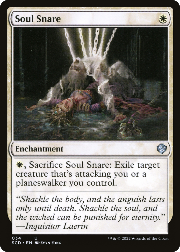 Soul Snare (SCD-034) - Starter Commander Decks - Premium MTG Single from Wizards of the Coast - Just $0.08! Shop now at Game Crave Tournament Store