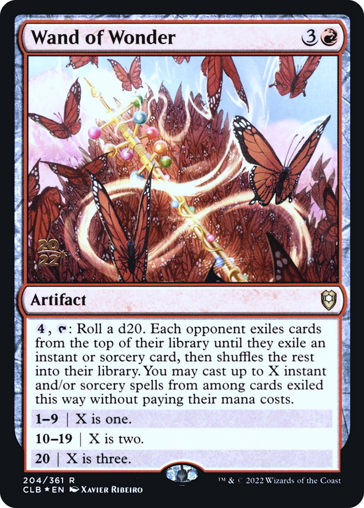 Wand of Wonder (PCLB-204S) - Battle for Baldur's Gate Promos Foil - Premium MTG Single from Wizards of the Coast - Just $0.88! Shop now at Game Crave Tournament Store