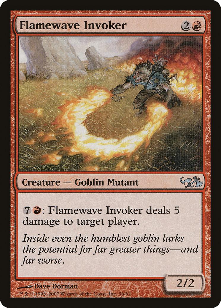 Flamewave Invoker (DD1-036) - Duel Decks: Elves vs. Goblins - Premium MTG Single from Wizards of the Coast - Just $0.08! Shop now at Game Crave Tournament Store