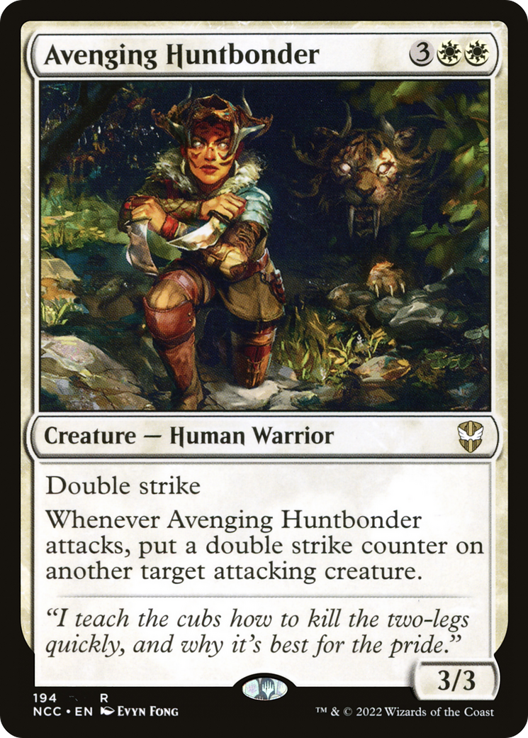 Avenging Huntbonder (NCC-194) - New Capenna Commander - Premium MTG Single from Wizards of the Coast - Just $0.08! Shop now at Game Crave Tournament Store