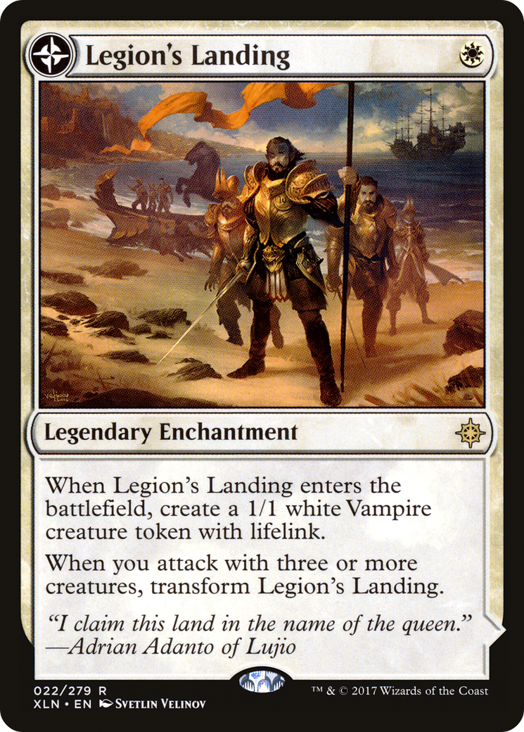 Legion's Landing // Adanto, the First Fort (XLN-022) - Ixalan: (compasslanddfc) Foil - Premium MTG Single from Wizards of the Coast - Just $1.78! Shop now at Game Crave Tournament Store