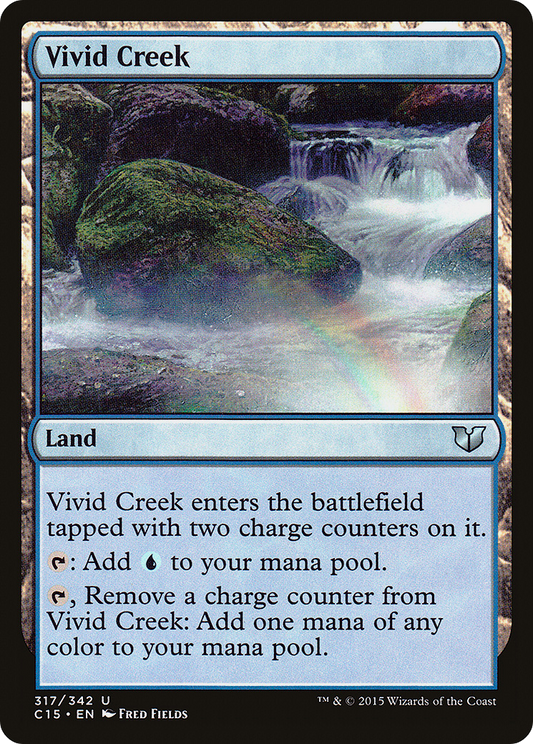 Vivid Creek (C15-317) - Commander 2015 - Premium MTG Single from Wizards of the Coast - Just $0.08! Shop now at Game Crave Tournament Store