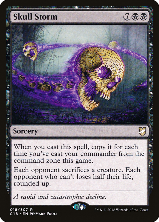Skull Storm (C18-018) - Commander 2018 - Premium MTG Single from Wizards of the Coast - Just $0.19! Shop now at Game Crave Tournament Store