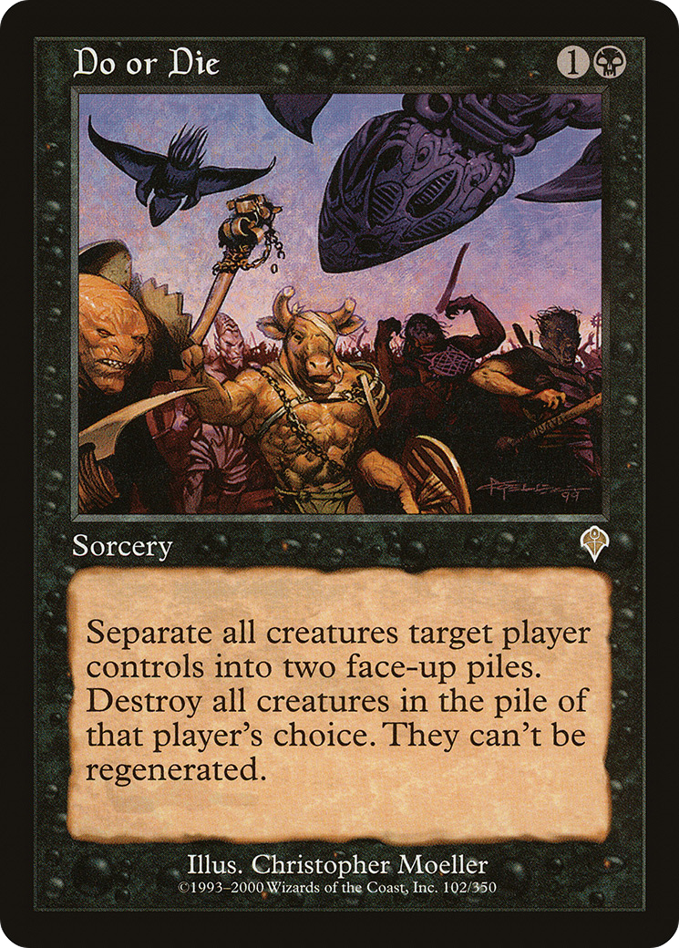 Do or Die (INV-102) - Invasion - Premium MTG Single from Wizards of the Coast - Just $2.21! Shop now at Game Crave Tournament Store