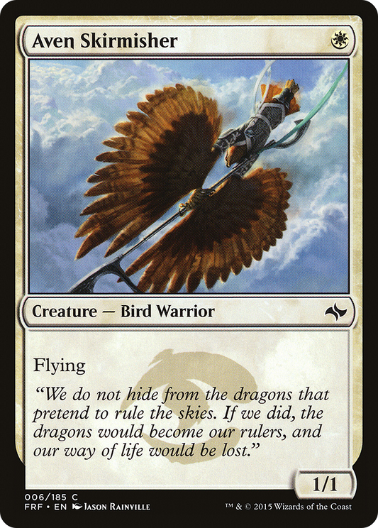 Aven Skirmisher (FRF-006) - Fate Reforged Foil - Premium MTG Single from Wizards of the Coast - Just $0.29! Shop now at Game Crave Tournament Store
