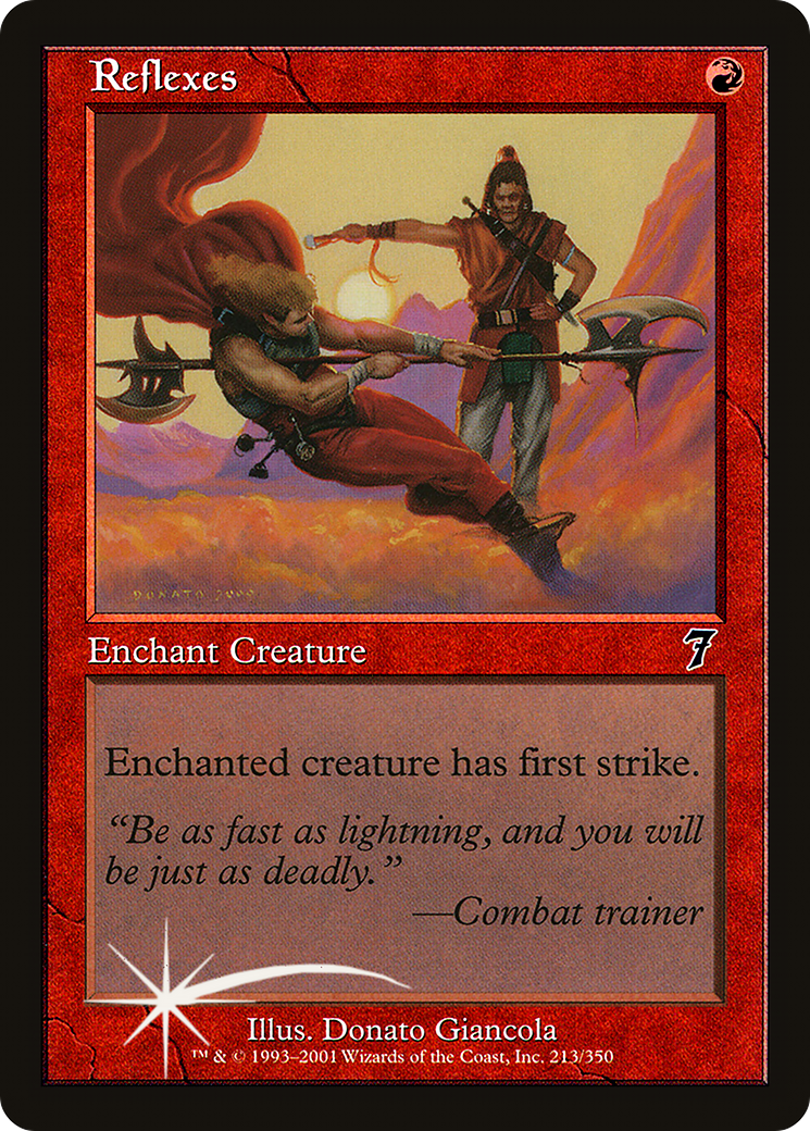Reflexes (7ED-213★) - Seventh Edition Foil - Premium MTG Single from Wizards of the Coast - Just $1.14! Shop now at Game Crave Tournament Store