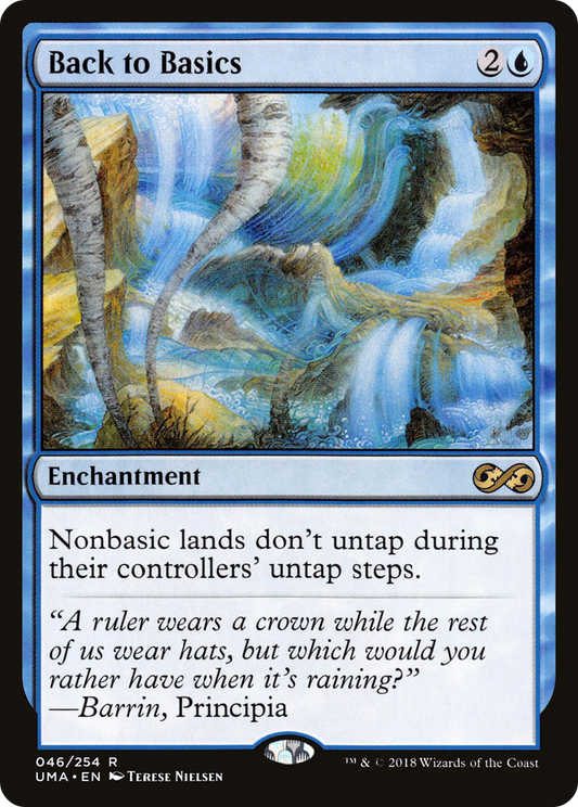 Back to Basics (UMA-046) - Ultimate Masters Foil - Premium MTG Single from Wizards of the Coast - Just $2.69! Shop now at Game Crave Tournament Store