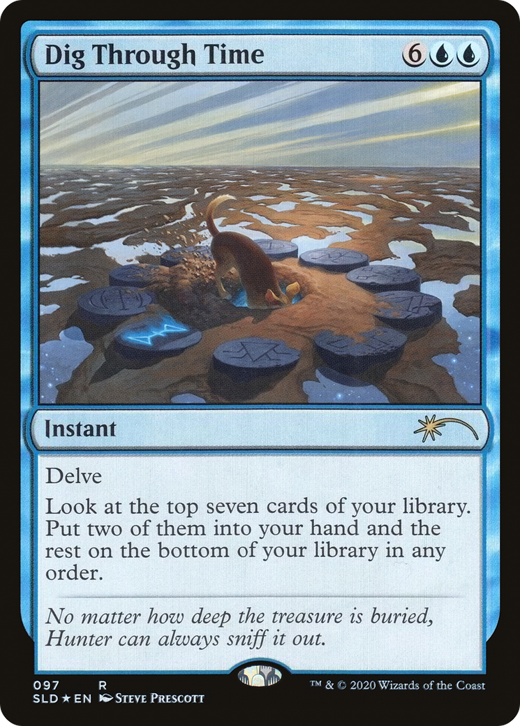 Dig Through Time (SLD-097) - Secret Lair Drop Foil - Premium MTG Single from Wizards of the Coast - Just $1.50! Shop now at Game Crave Tournament Store