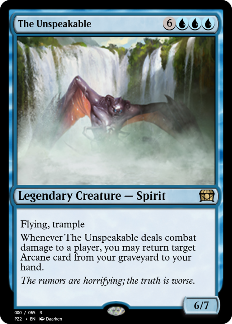 The Unspeakable (PZ2-65841) - Treasure Chest - Premium MTG Single from Wizards of the Coast - Just $0! Shop now at Game Crave Tournament Store