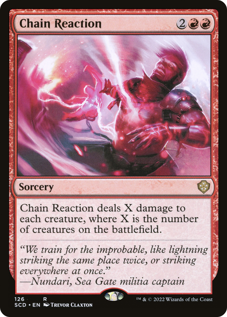 Chain Reaction (SCD-126) - Starter Commander Decks - Premium MTG Single from Wizards of the Coast - Just $0.09! Shop now at Game Crave Tournament Store