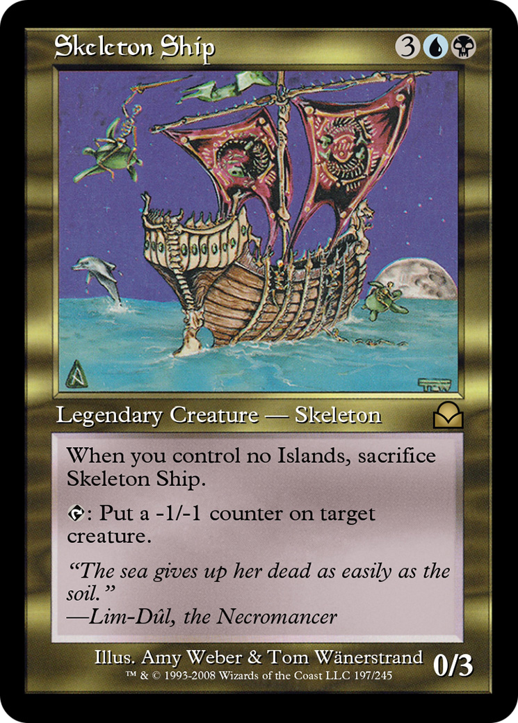 Skeleton Ship (ME2-197) - Masters Edition II - Premium MTG Single from Wizards of the Coast - Just $0! Shop now at Game Crave Tournament Store