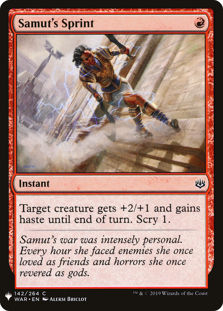 Samut's Sprint (MB1-1050) - Mystery Booster - Premium MTG Single from Wizards of the Coast - Just $0.08! Shop now at Game Crave Tournament Store