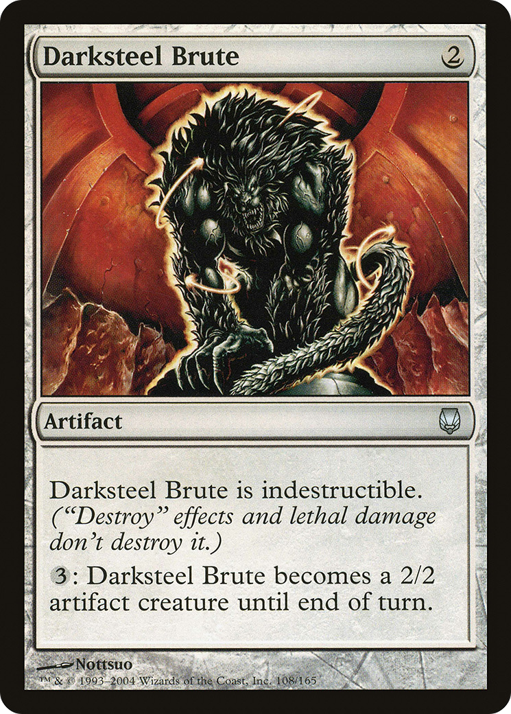 Darksteel Brute (DST-108) - Darksteel - Premium MTG Single from Wizards of the Coast - Just $0.08! Shop now at Game Crave Tournament Store