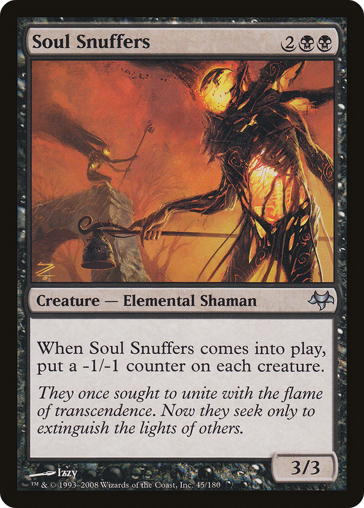 Soul Snuffers (EVE-045) - Eventide Foil - Premium MTG Single from Wizards of the Coast - Just $1.60! Shop now at Game Crave Tournament Store