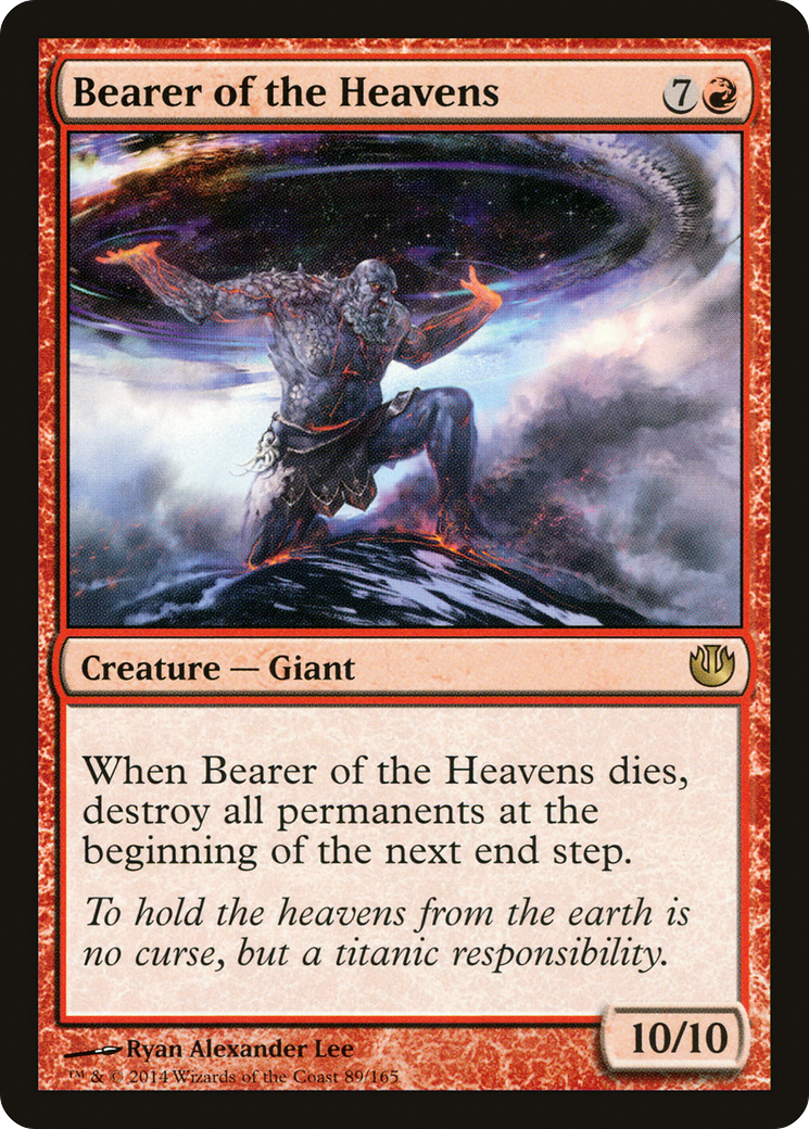 Bearer of the Heavens (JOU-089) - Journey into Nyx - Premium MTG Single from Wizards of the Coast - Just $0.08! Shop now at Game Crave Tournament Store