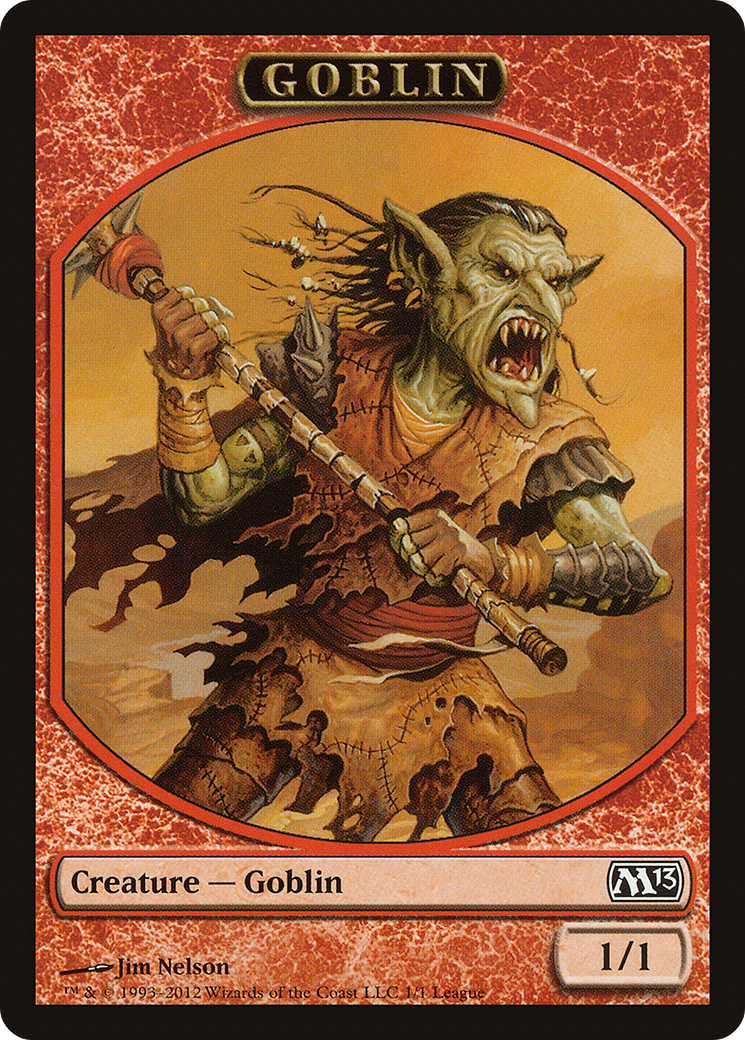Goblin (L12-001) - League Tokens 2012 - Premium MTG Single from Wizards of the Coast - Just $1.33! Shop now at Game Crave Tournament Store
