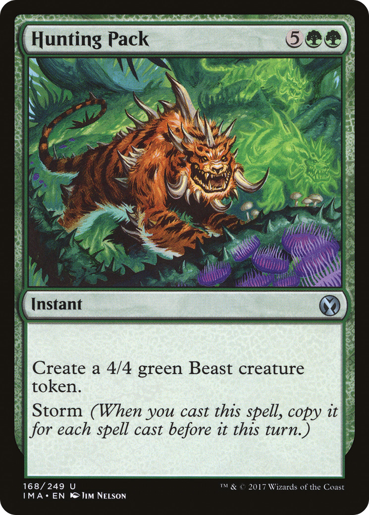 Hunting Pack (IMA-168) - Iconic Masters - Premium MTG Single from Wizards of the Coast - Just $0.08! Shop now at Game Crave Tournament Store