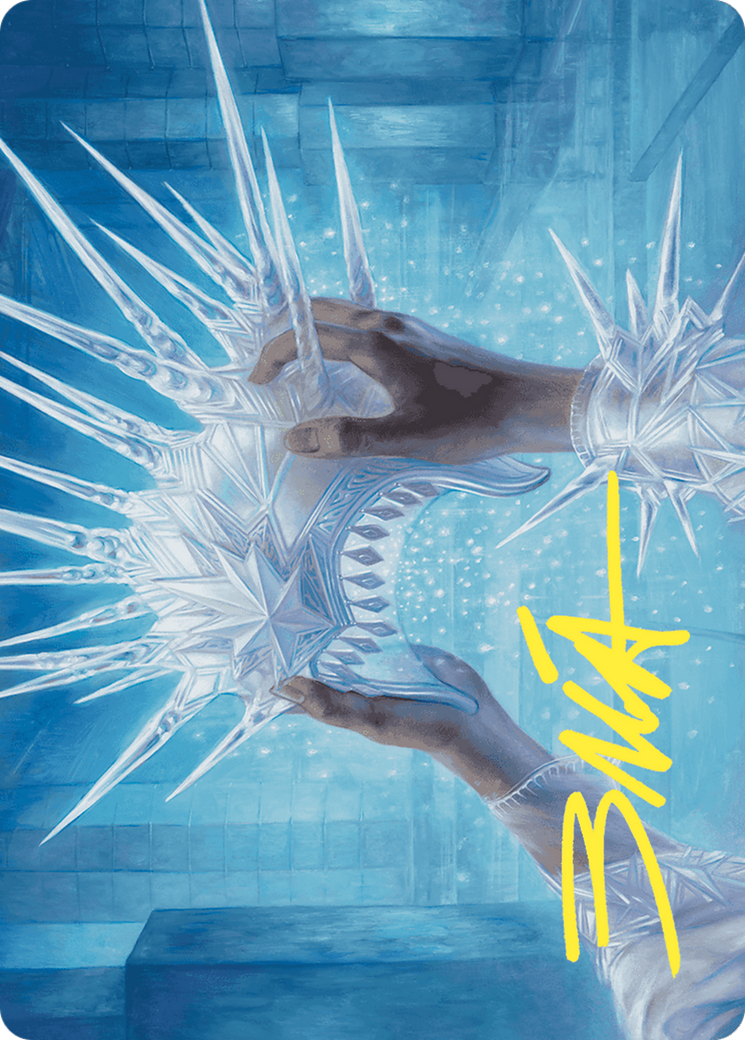 Hylda's Crown of Winter // Hylda's Crown of Winter (AWOE-043) - Wilds of Eldraine Art Series (Borderless) Foil - Premium MTG Single from Wizards of the Coast - Just $0! Shop now at Game Crave Tournament Store