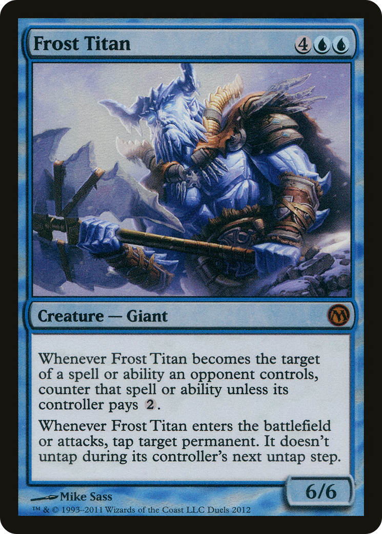 Frost Titan (PDP12-001) - Duels of the Planeswalkers 2012 Promos  Foil - Premium MTG Single from Wizards of the Coast - Just $1.48! Shop now at Game Crave Tournament Store