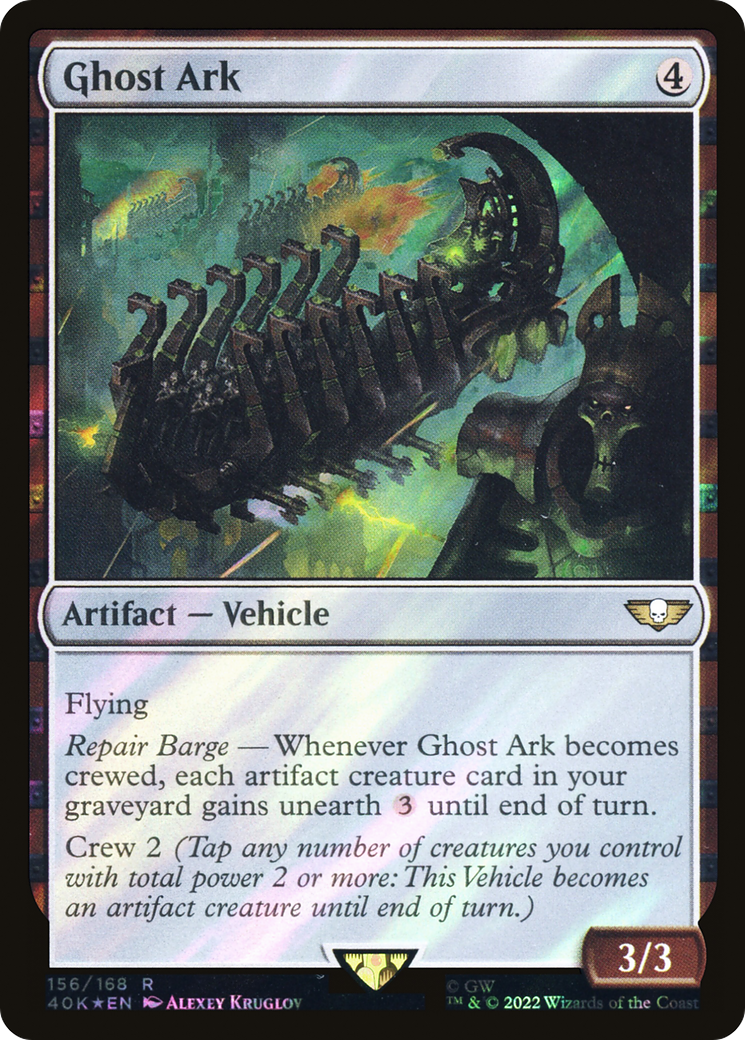 Ghost Ark (40K-156★) - Warhammer 40,000 Commander Foil - Premium MTG Single from Wizards of the Coast - Just $0.24! Shop now at Game Crave Tournament Store