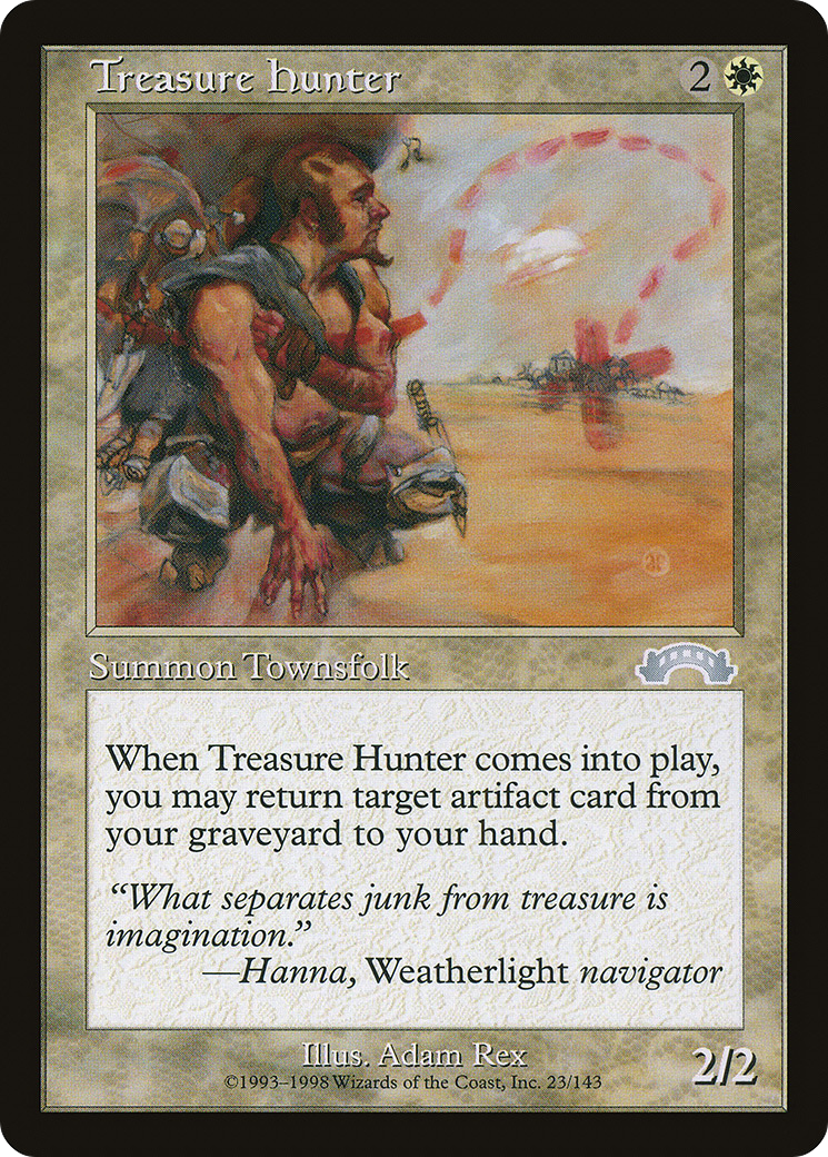 Treasure Hunter (EXO-023) - Exodus - Premium MTG Single from Wizards of the Coast - Just $0.08! Shop now at Game Crave Tournament Store