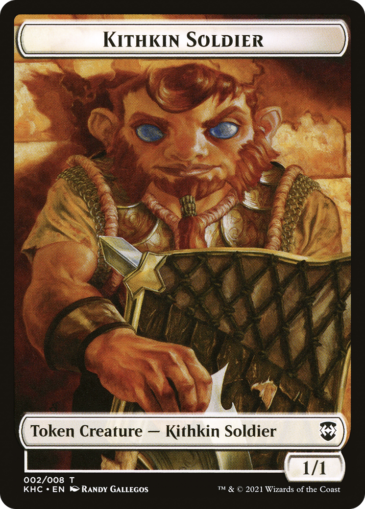 Kithkin Soldier (TKHC-002) - Kaldheim Commander Tokens - Premium MTG Single from Wizards of the Coast - Just $0! Shop now at Game Crave Tournament Store