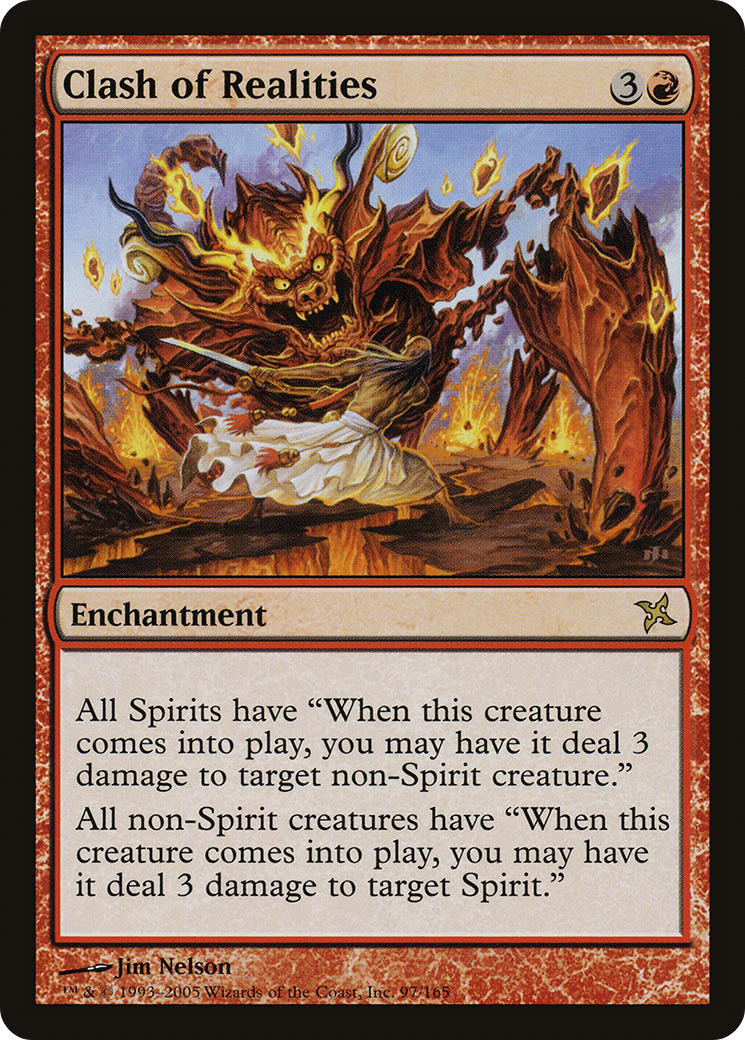Clash of Realities (BOK-097) - Betrayers of Kamigawa - Premium MTG Single from Wizards of the Coast - Just $0.08! Shop now at Game Crave Tournament Store