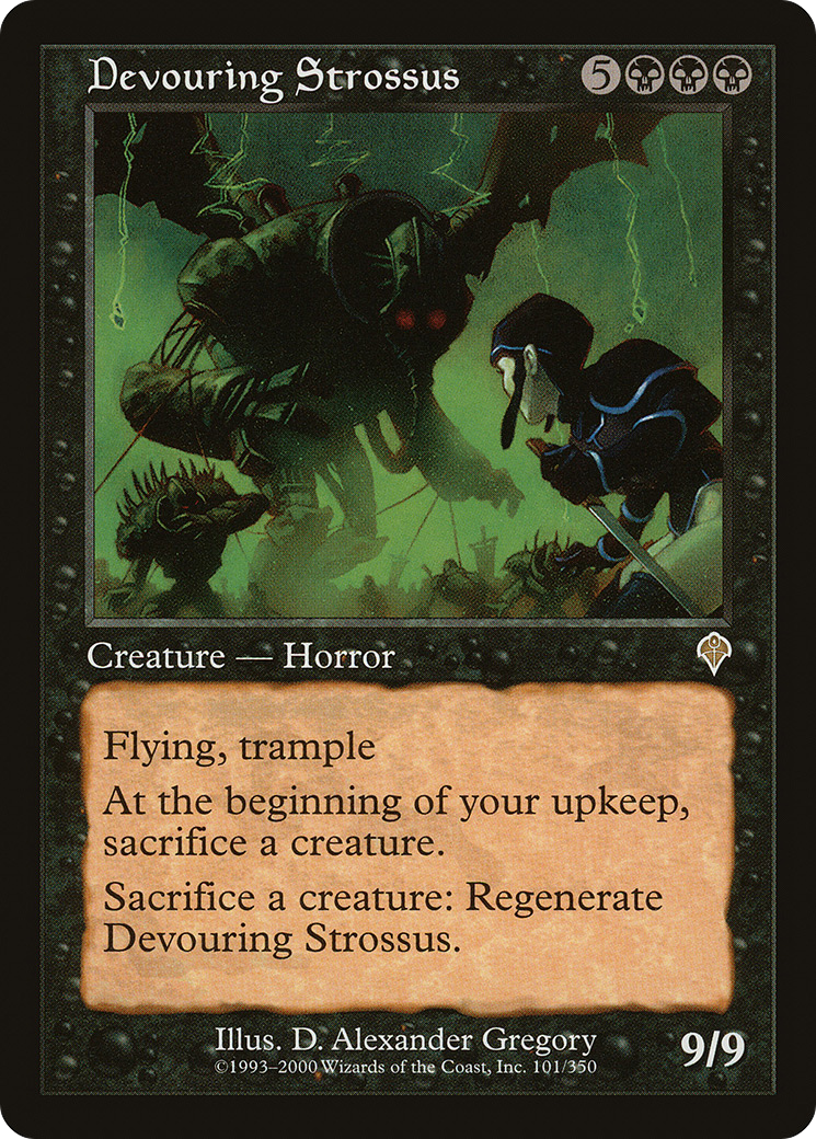 Devouring Strossus (INV-101) - Invasion - Premium MTG Single from Wizards of the Coast - Just $0.44! Shop now at Game Crave Tournament Store