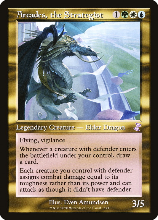 Arcades, the Strategist (TSR-371) - Time Spiral Remastered - Premium MTG Single from Wizards of the Coast - Just $0.70! Shop now at Game Crave Tournament Store