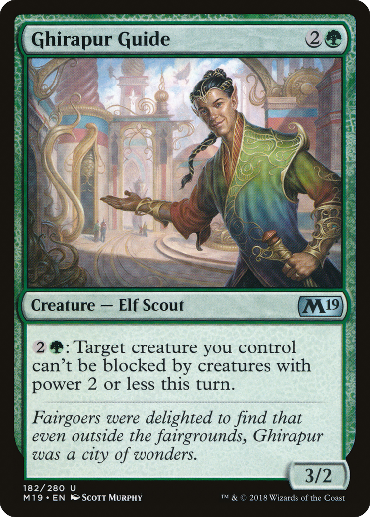 Ghirapur Guide (M19-182) - Core Set 2019 - Premium MTG Single from Wizards of the Coast - Just $0.08! Shop now at Game Crave Tournament Store