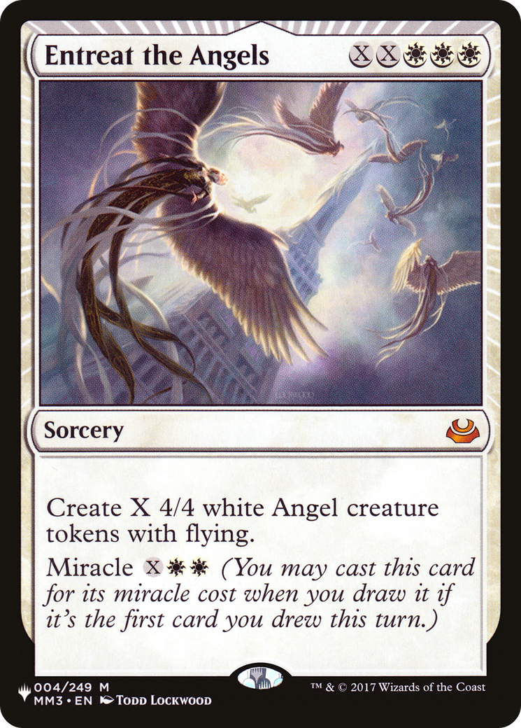 Entreat the Angels (PLIST-017) - The List: (miracle) - Premium MTG Single from Wizards of the Coast - Just $0.35! Shop now at Game Crave Tournament Store