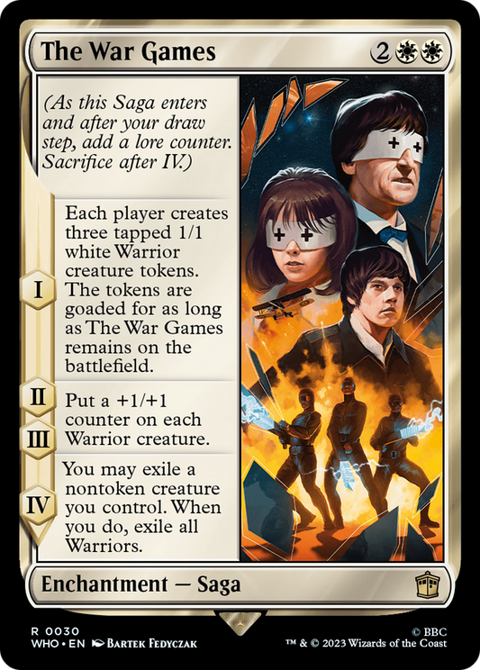 The War Games (WHO-030) - Doctor Who - Premium MTG Single from Wizards of the Coast - Just $0.08! Shop now at Game Crave Tournament Store
