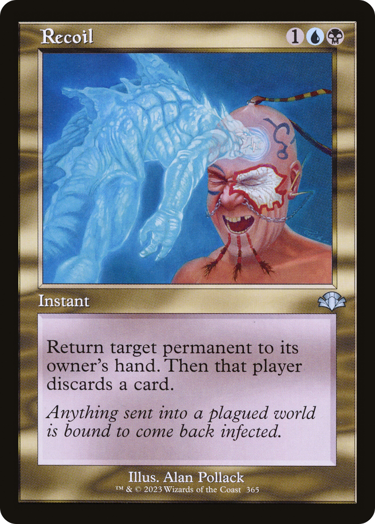 Recoil (DMR-365) - Dominaria Remastered - Premium MTG Single from Wizards of the Coast - Just $0.08! Shop now at Game Crave Tournament Store
