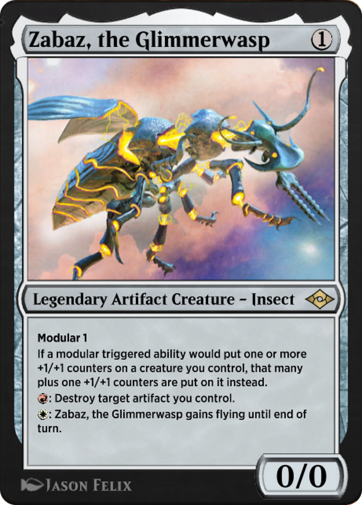 Zabaz, the Glimmerwasp (J21-762) - Jumpstart: Historic Horizons - Premium MTG Single from Wizards of the Coast - Just $0! Shop now at Game Crave Tournament Store
