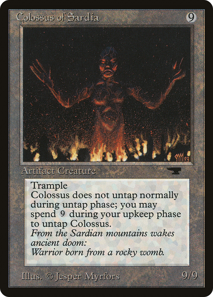 Colossus of Sardia (ATQ-046) - Antiquities - Premium MTG Single from Wizards of the Coast - Just $10.77! Shop now at Game Crave Tournament Store