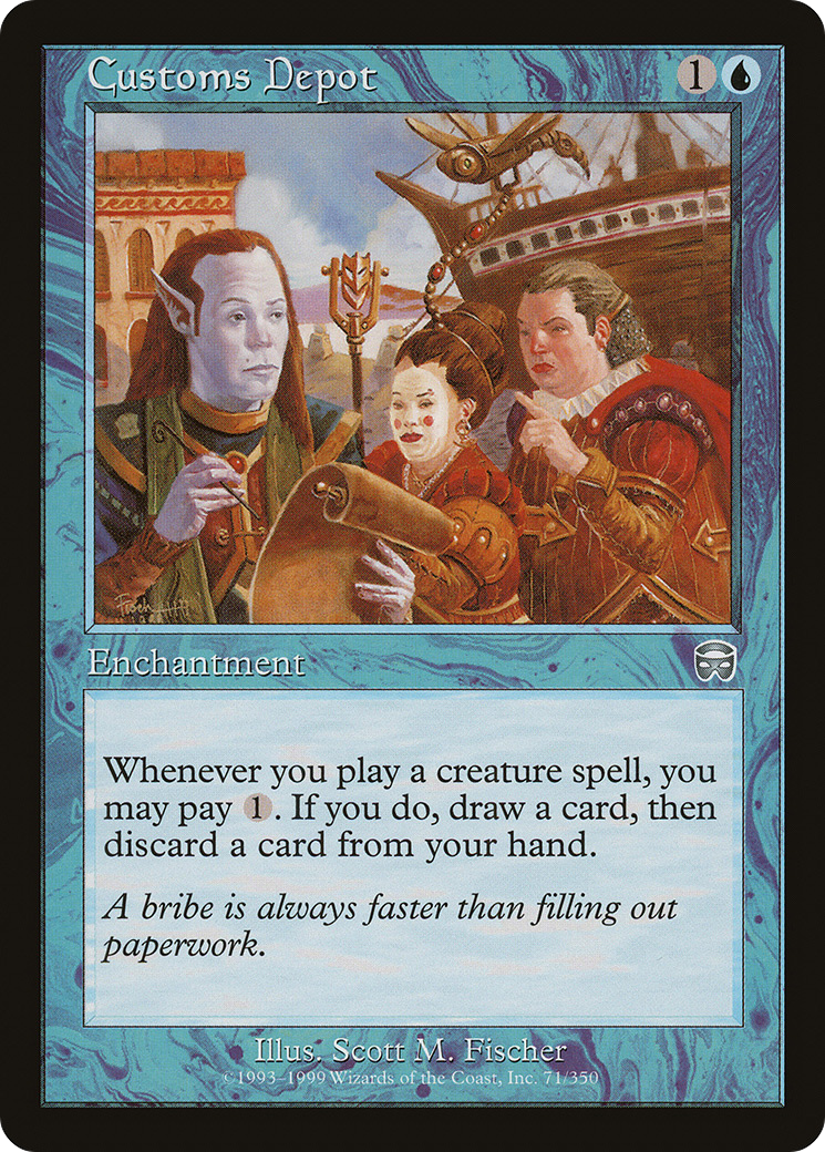 Customs Depot (MMQ-071) - Mercadian Masques - Premium MTG Single from Wizards of the Coast - Just $0.08! Shop now at Game Crave Tournament Store