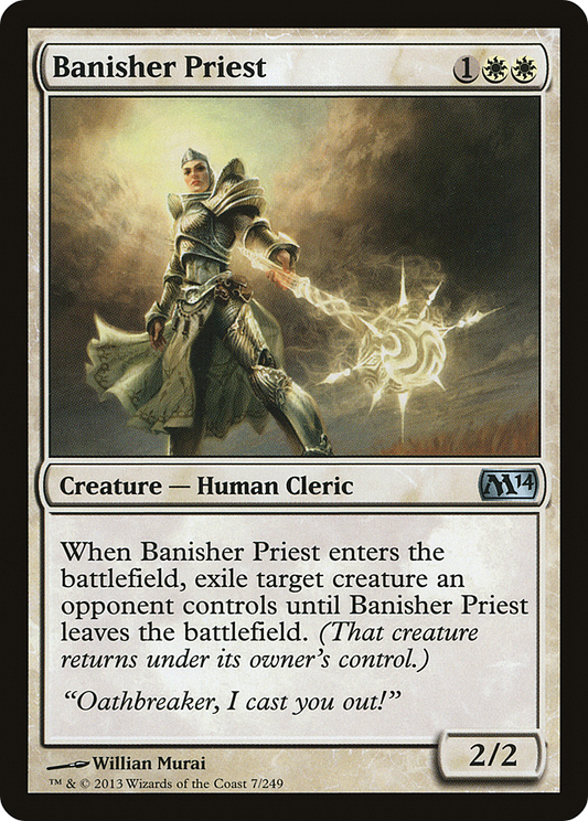 Banisher Priest (M14-007) - Magic 2014 - Premium MTG Single from Wizards of the Coast - Just $0.21! Shop now at Game Crave Tournament Store