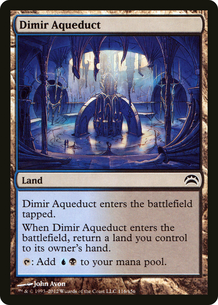 Dimir Aqueduct (PC2-116) - Planechase 2012 - Premium MTG Single from Wizards of the Coast - Just $0.08! Shop now at Game Crave Tournament Store