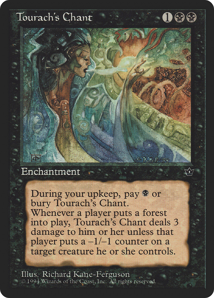 Tourach's Chant (FEM-047) - Fallen Empires - Premium MTG Single from Wizards of the Coast - Just $0.08! Shop now at Game Crave Tournament Store