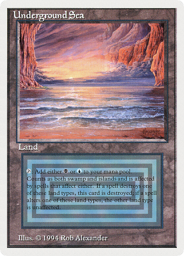 Underground Sea (SUM-290) - Summer Magic / Edgar - Premium MTG Single from Wizards of the Coast - Just $0! Shop now at Game Crave Tournament Store