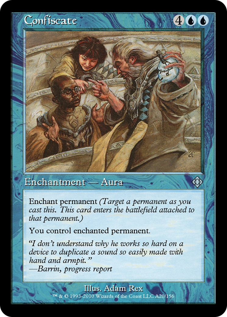 Confiscate (TD0-A20) - Magic Online Theme Decks - Premium MTG Single from Wizards of the Coast - Just $0! Shop now at Game Crave Tournament Store