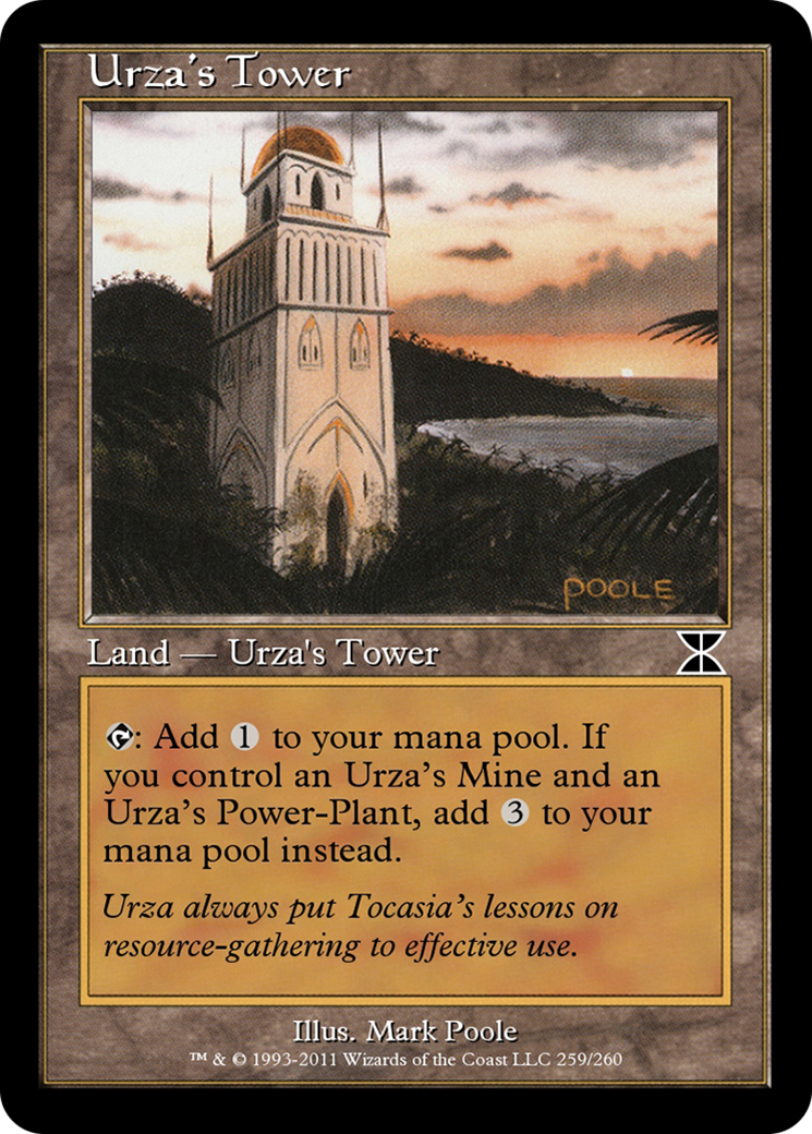 Urza's Tower (ME4-259A) - Masters Edition IV - Premium MTG Single from Wizards of the Coast - Just $0! Shop now at Game Crave Tournament Store