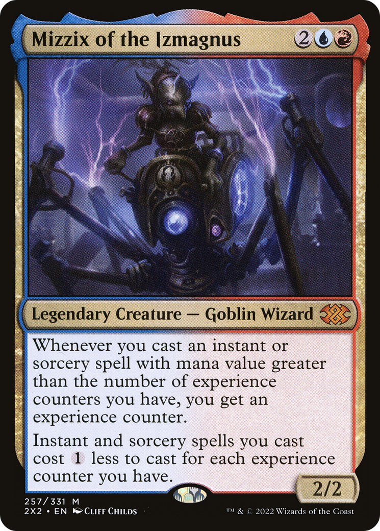 Mizzix of the Izmagnus (2X2-257) - Double Masters 2022 Foil - Premium MTG Single from Wizards of the Coast - Just $0.66! Shop now at Game Crave Tournament Store