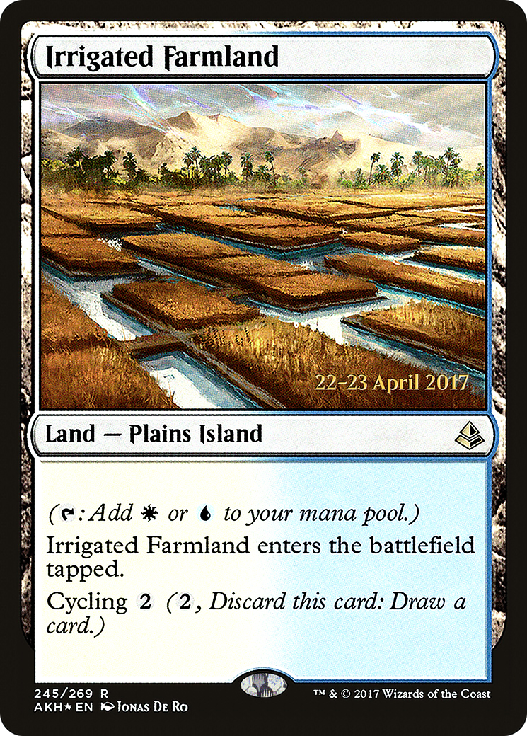 Irrigated Farmland (PAKH-245S) - Amonkhet Promos Foil - Premium MTG Single from Wizards of the Coast - Just $3.94! Shop now at Game Crave Tournament Store