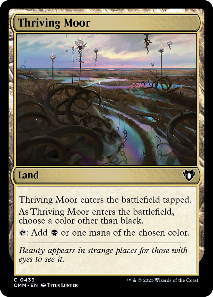 Thriving Moor (CMM-433) - Commander Masters - Premium MTG Single from Wizards of the Coast - Just $0.08! Shop now at Game Crave Tournament Store