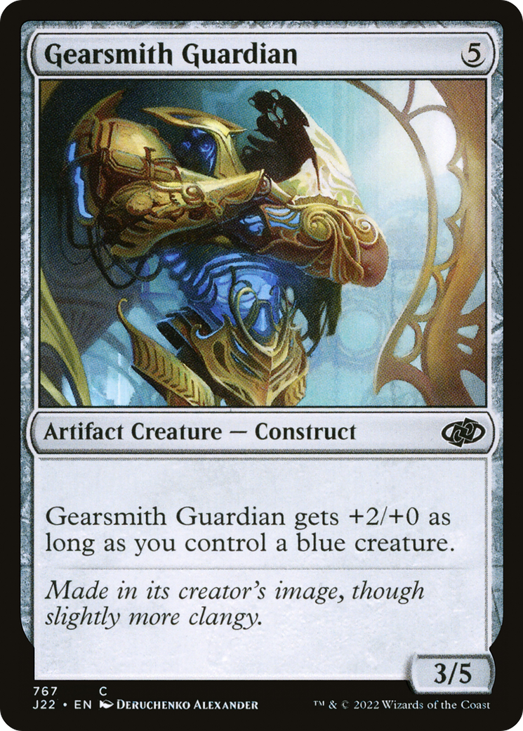Gearsmith Guardian (J22-767) - Jumpstart 2022 - Premium MTG Single from Wizards of the Coast - Just $0.25! Shop now at Game Crave Tournament Store