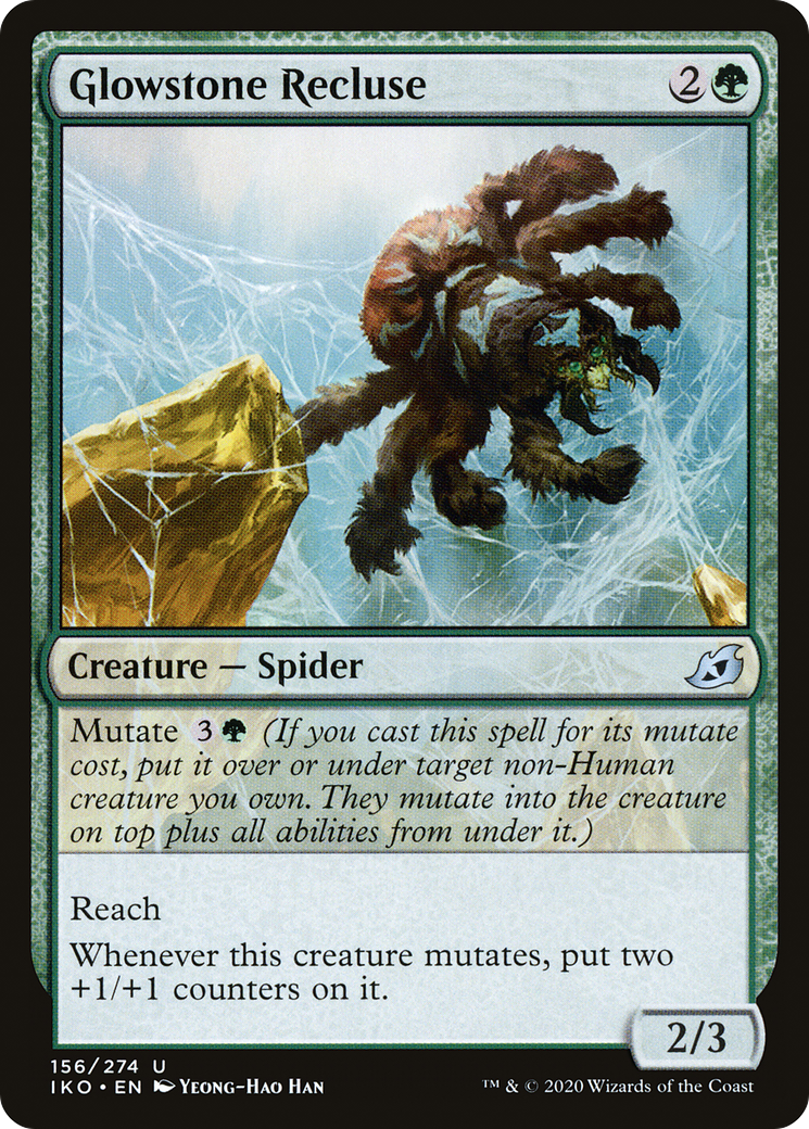 Glowstone Recluse (IKO-156) - Ikoria: Lair of Behemoths - Premium MTG Single from Wizards of the Coast - Just $0.25! Shop now at Game Crave Tournament Store